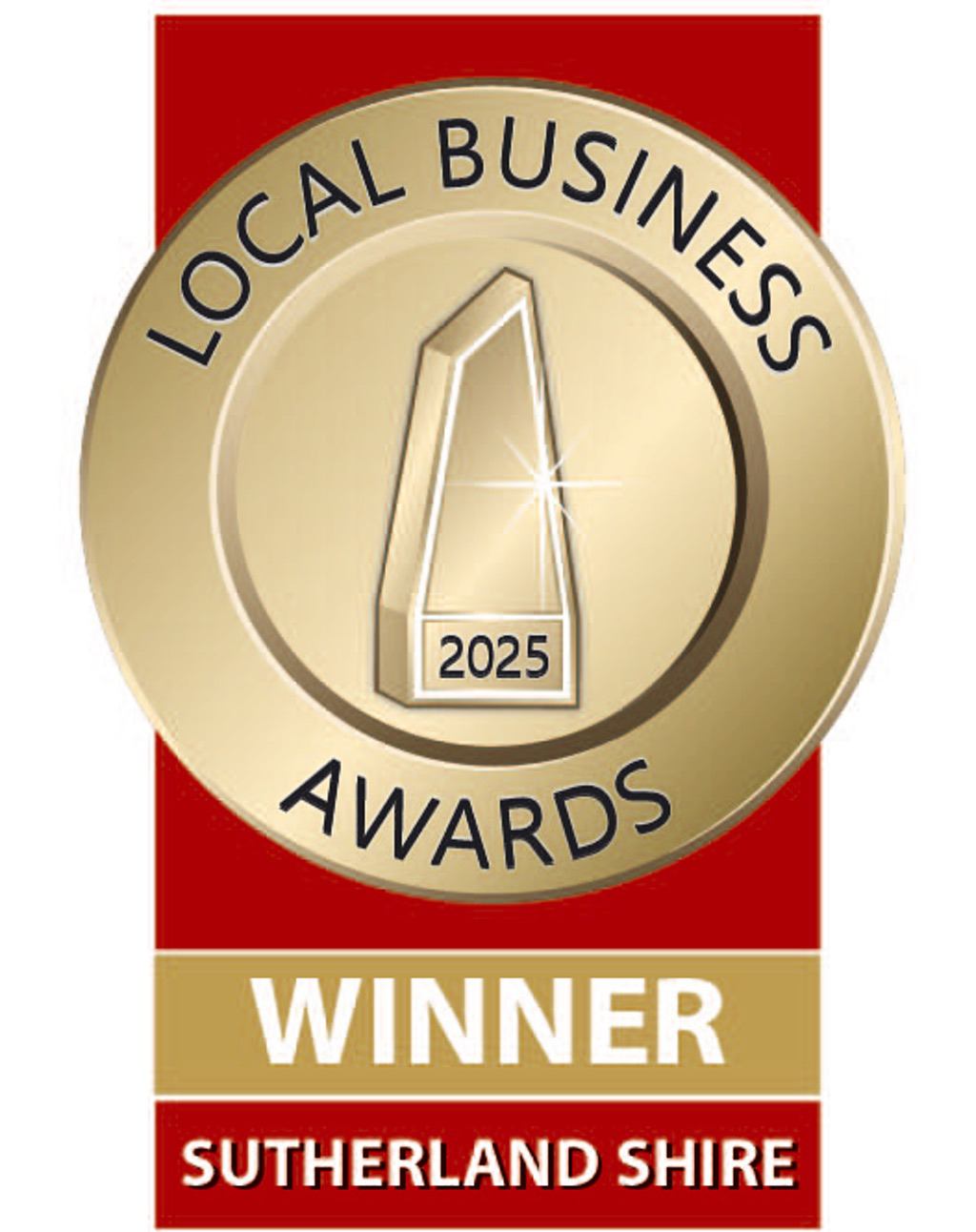 Local Business Awards 2025 Winner, Sutherland Shire